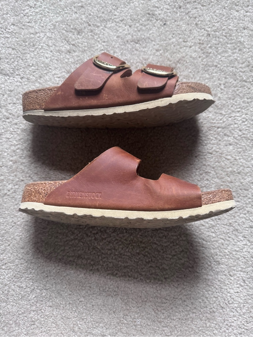 Birkenstock big buckle with oiled leather - Picture 3 of 7